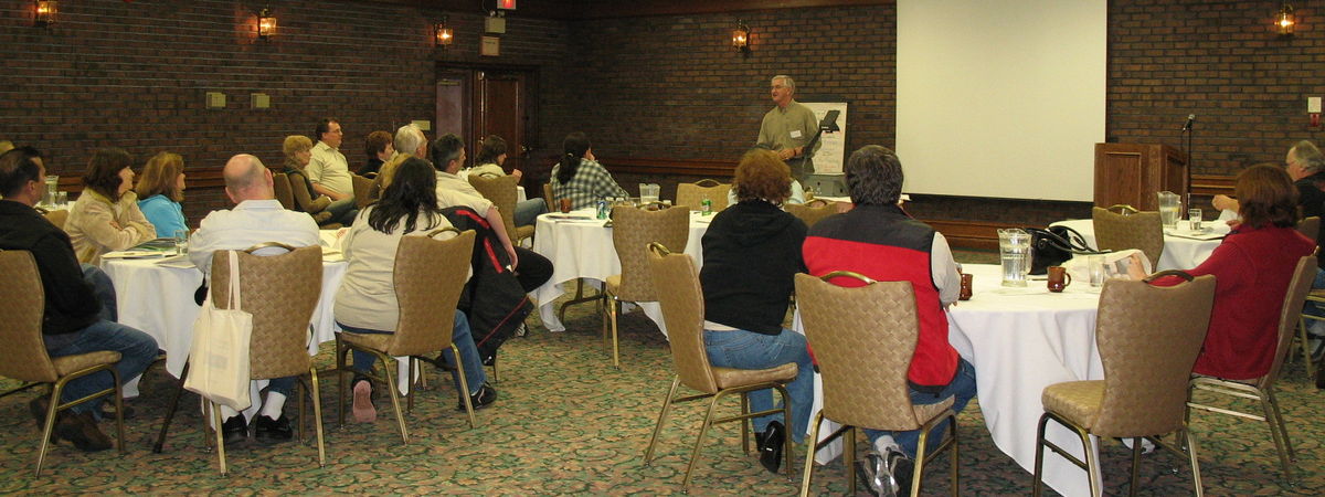 Board and staff retreat - Director presenting to staff