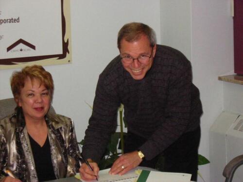 Ron Signs As A Witness